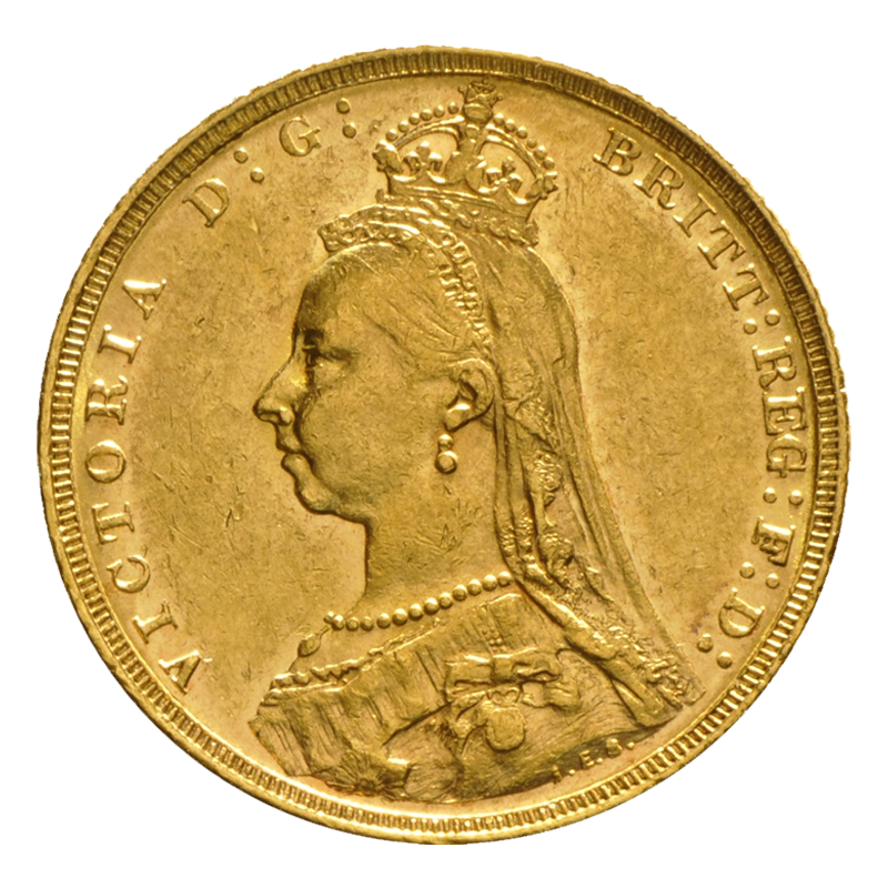 1892  Victoria Gold Sovereign